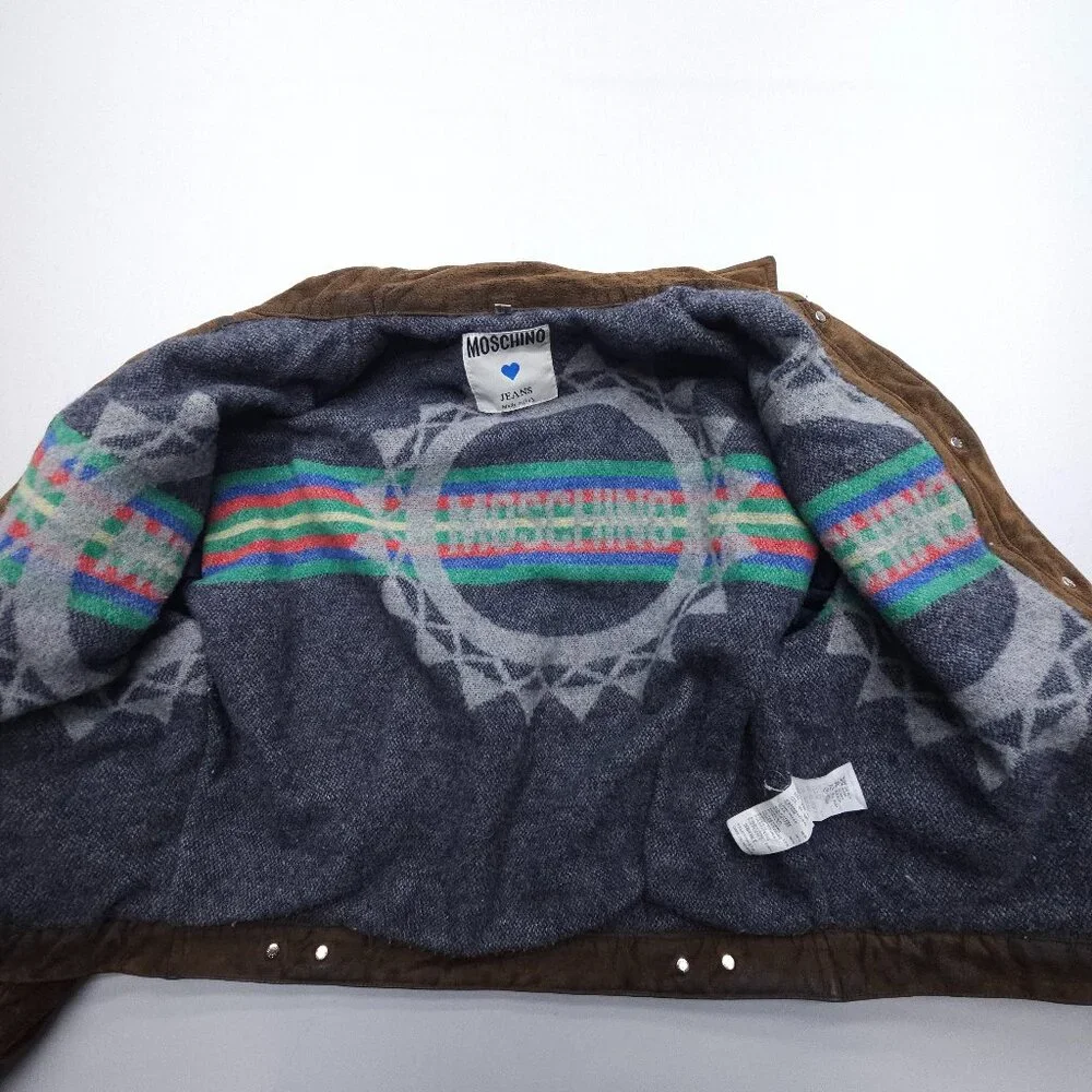 Moschino Vintage Southwestern Fringe Velvet Jacket - Picture 2 of 13